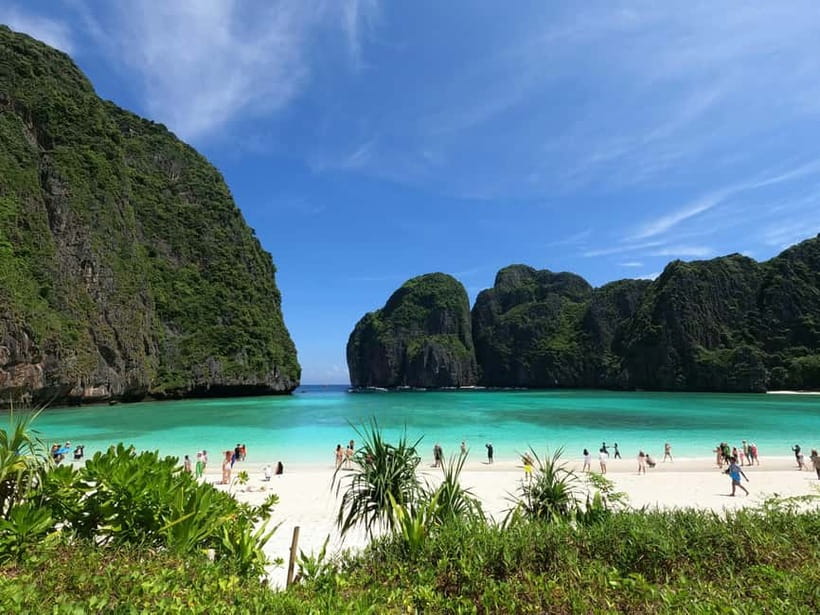 From Phi Phi: Maya Bay HalfDay Longtail Boat with Snorkeling - Monkey Beach, where the trip begins with wildlife