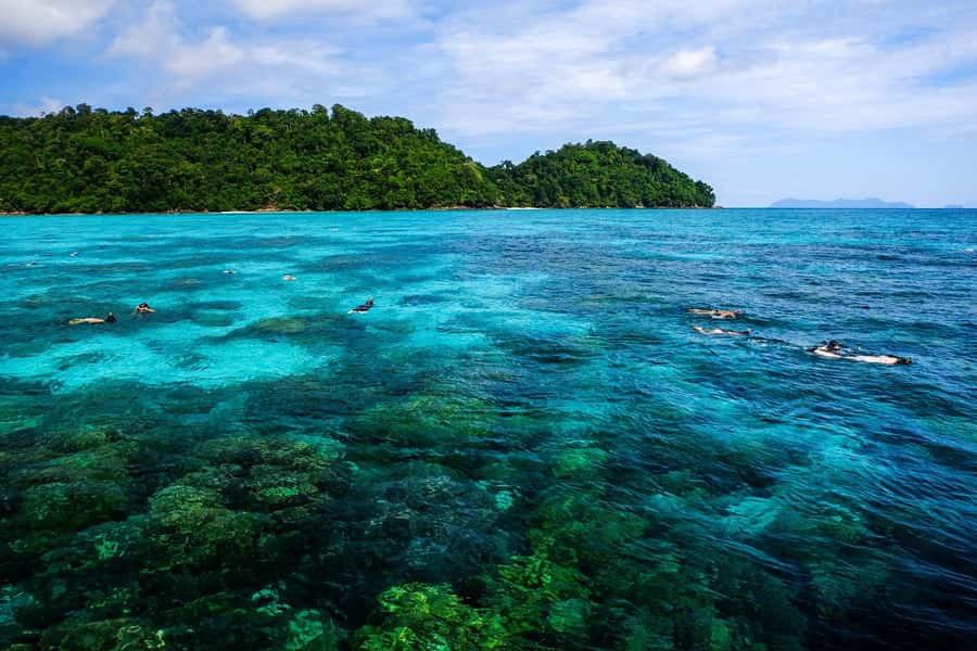 From Phuket/Khaolak: Surin Islands Snorkeling Day Trip - The speedboat ride to the marine park