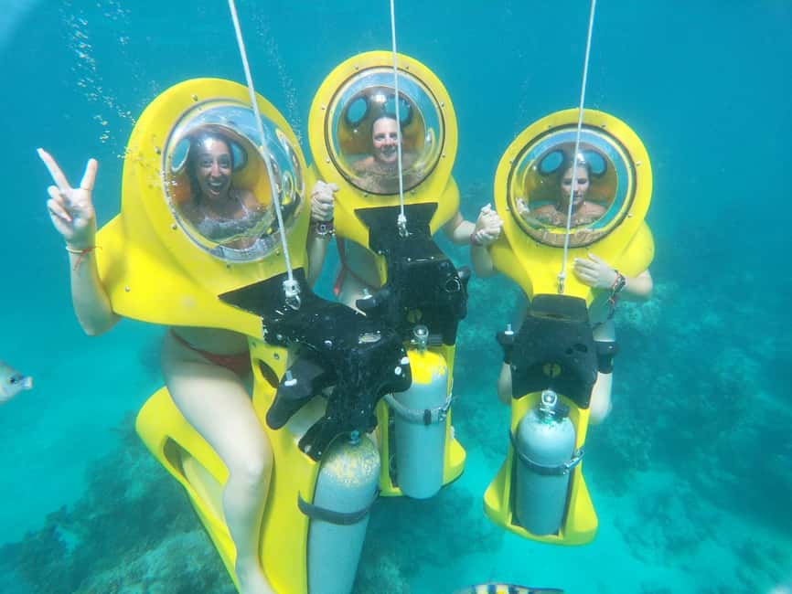 From Punta Cana: ScubaDoo, Snorkel & Glass Bottom Boat Tour - What the day at Cabeza de Toro looks like