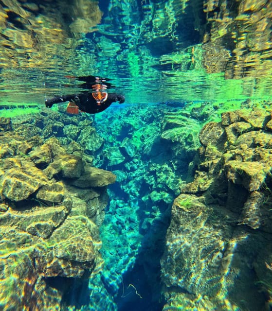 From Reykjavik: Silfra Snorkeling with Free Photos - What the snorkeling route feels like