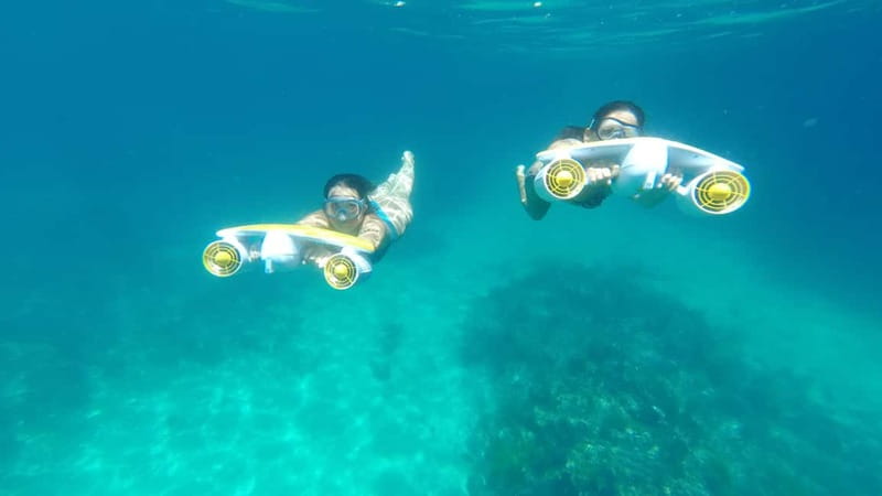 From Sesimbra: Sea Scooter Snorkeling boat Tour - The RIB ride along the Arrábida coast