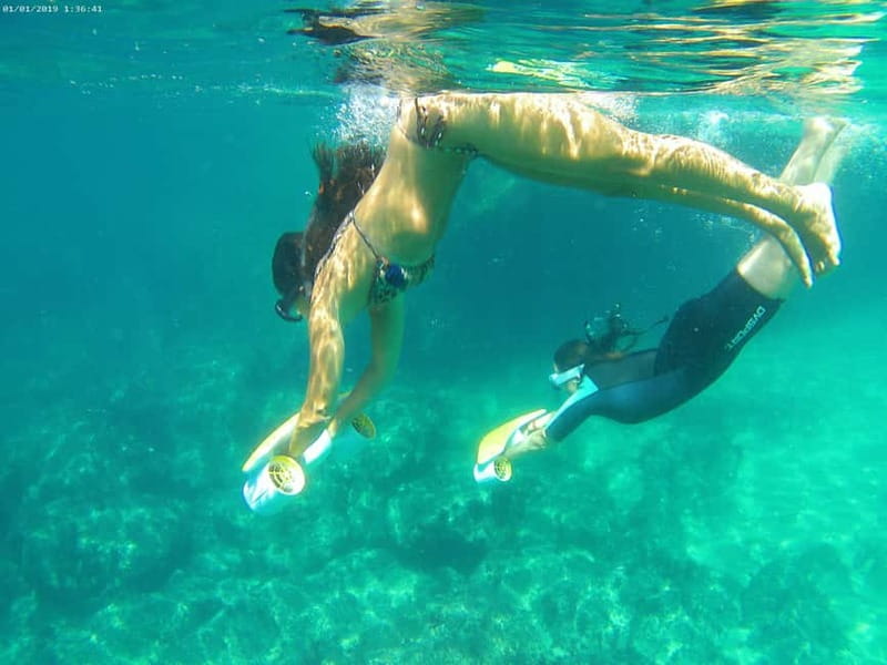 From Sesimbra: Sea Scooter Snorkeling boat Tour - What the $111 price really covers