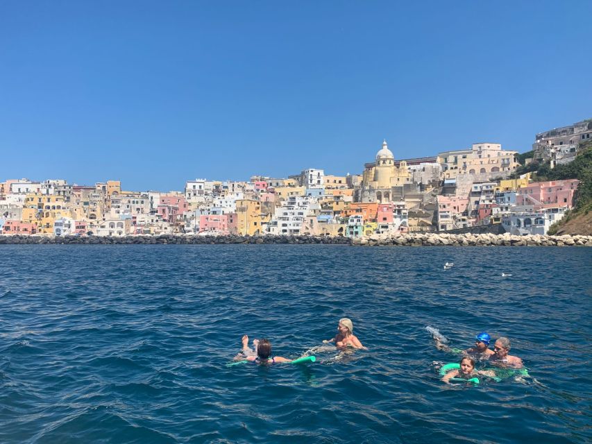 From Sorrento: Ischia and Procida Boat Tour with Snorkeling - Procida first, with time to explore