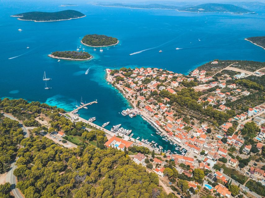 From Split: Trogir & Blue Lagoon Boat Tour with Snorkeling - Leaving Split by speedboat