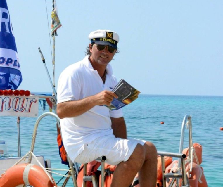 From Tropea: Capo Vaticano boat tour with snorkel & aperitif - Snorkeling at Grotticelle Bay near Capo Vaticano