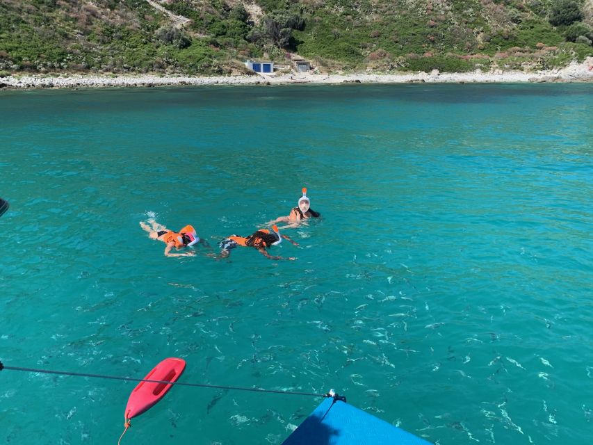 From Tropea: Capo Vaticano boat tour with snorkel & aperitif - What $47 really gets you