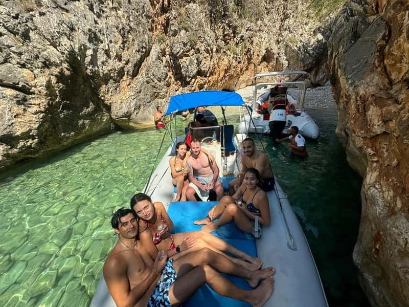 From Vlore: Haxhi Ali Cave Speedboat Tour with Snorkeling - Meeting at Cuba Libre Bar on the Vlorë Promenade