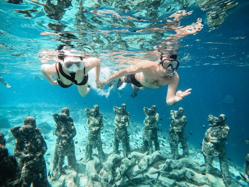 Gili Islands: Group or Private Snorkeling Tour with GoPro - The glass-bottomed boat ride