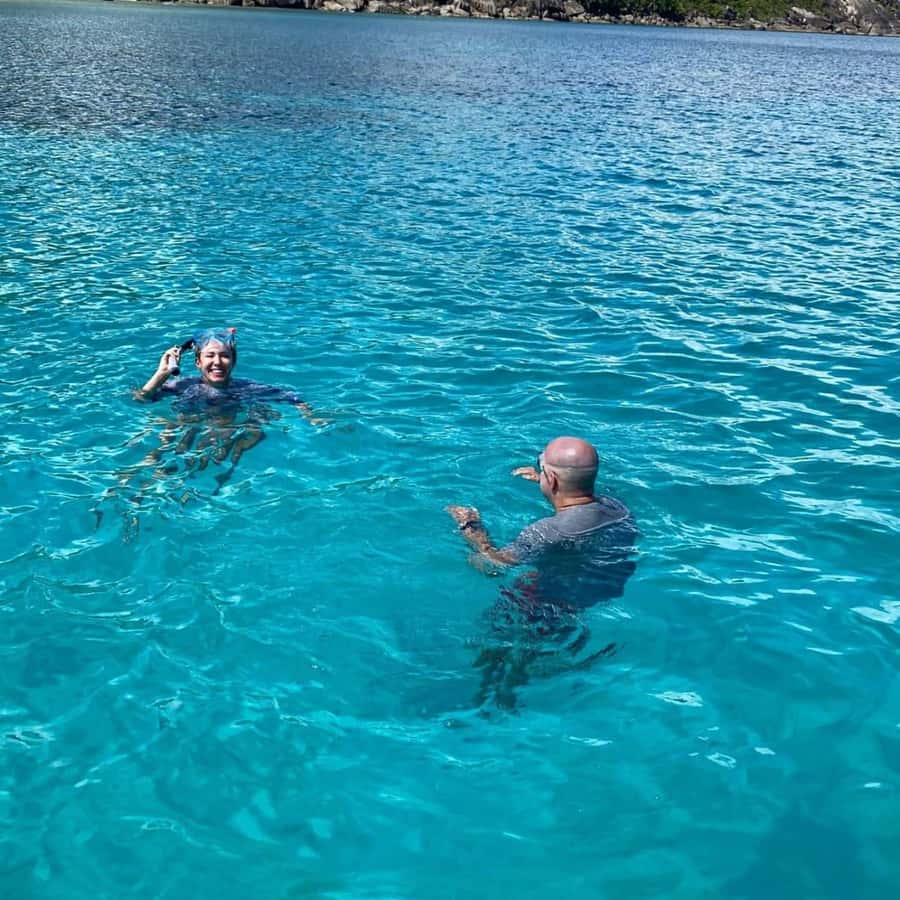 Glassbottom boat & Crystalkayak SteAnneMarinePark Snorkeling - Leaving Eden Island at 10am