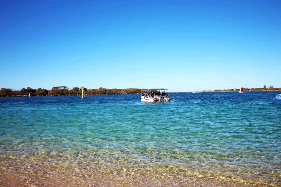 Gold Coast: Snorkelling in Wave Break Island - Getting comfortable before entering the water