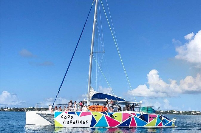 Good Vibration Catamaran Sail Swim Snorkel - Rum Swizzles and the Onboard Mood