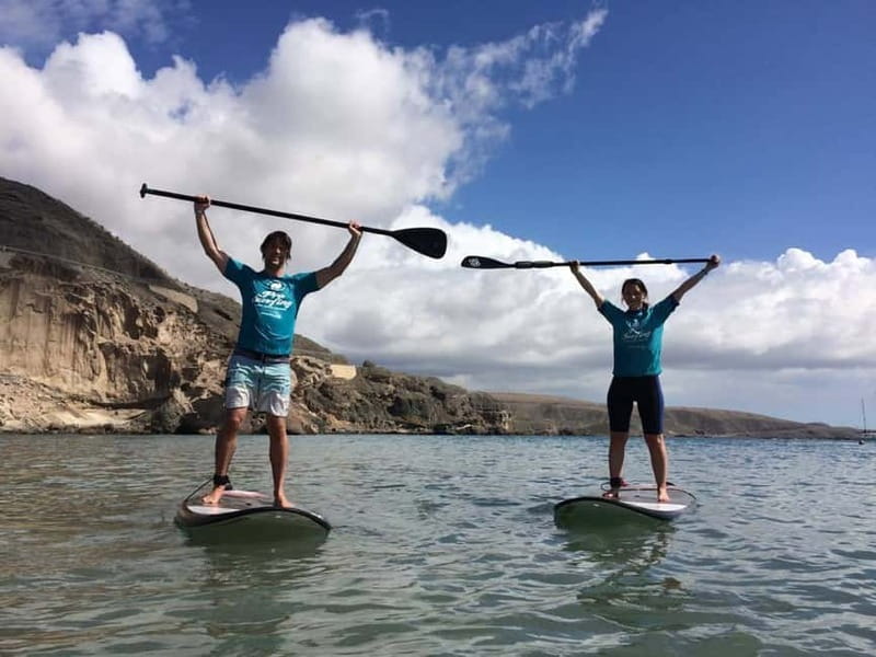 Gran Canaria: Stand-Up Paddle Lesson & Snorkeling Tour - Two hours on the paddleboard
