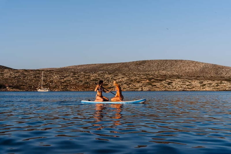 Heraklion: Sunset Sailing Cruise Dia Island with Snorkeling - Arriving at Dia’s clear-water cove