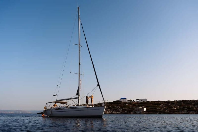 Heraklion: Sunset Sailing Cruise Dia Island with Snorkeling - Leaving Heraklion for a one-hour sail