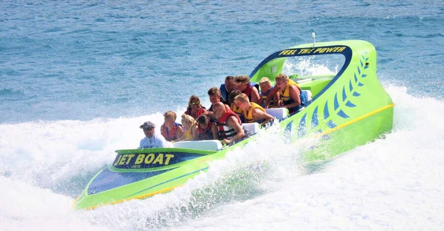 Hersonissos: Jet Boat Tour with Snorkeling - Saint George’s Bay: a calm half-hour in clear water