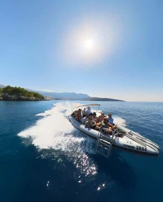 Himare Hidden Gems Tour: 10+ Beaches, Caves & Snorkel Stops - Gjipe Canyon from the sea