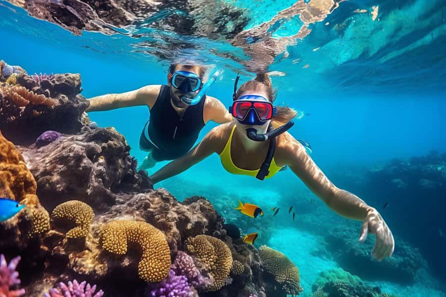 Hurghada: 3 Islands, Dolphins & Snorkel Yacht Trip w/ Lunch - Key points at a glance