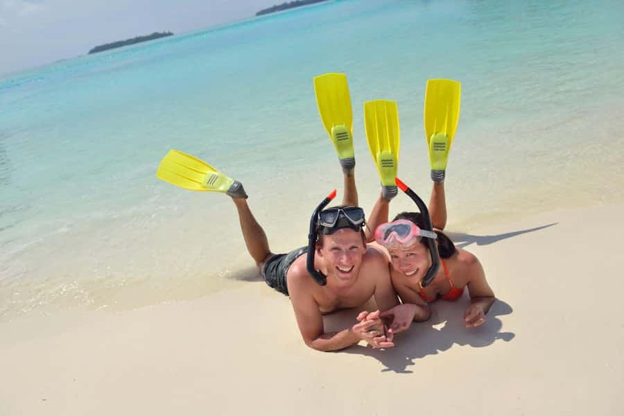 Hurghada: 3 Islands, Dolphins & Snorkel Yacht Trip w/ Lunch - Orange Bay gives you the postcard hour