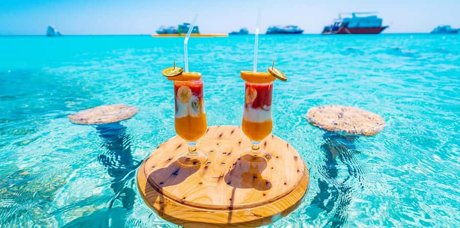 Hurghada: Hula Hula Island Boat Trip with Snorkeling & Lunch - Hula Hula beach, lunch, and water sports