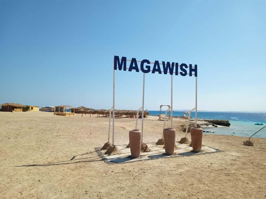 Hurghada: Magawish Island Speedboat W Snorkelling & Lunch - Speedboat Views Across the Red Sea