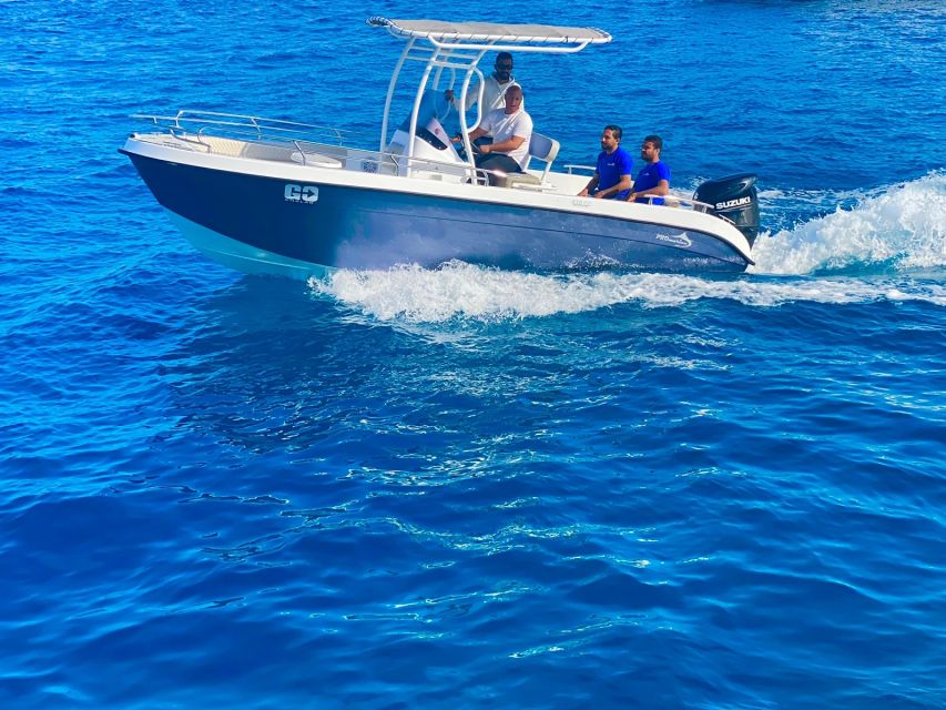 Hurghada: Orange Bay Dolphin Watching, Snorkeling & Lunch - Orange Bay and the sandy island break