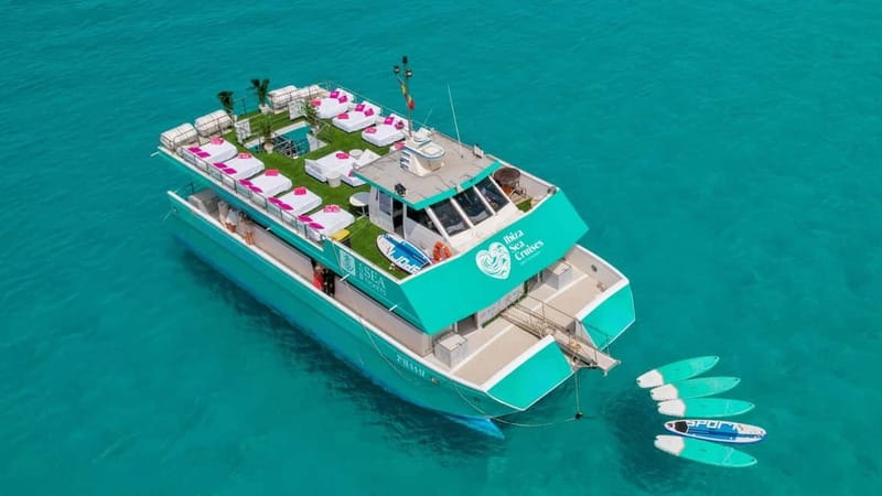 Ibiza: Formentera Full-Day Boat Tour with Lunch & Snorkeling - Cala Saona: three hours for food and water activities