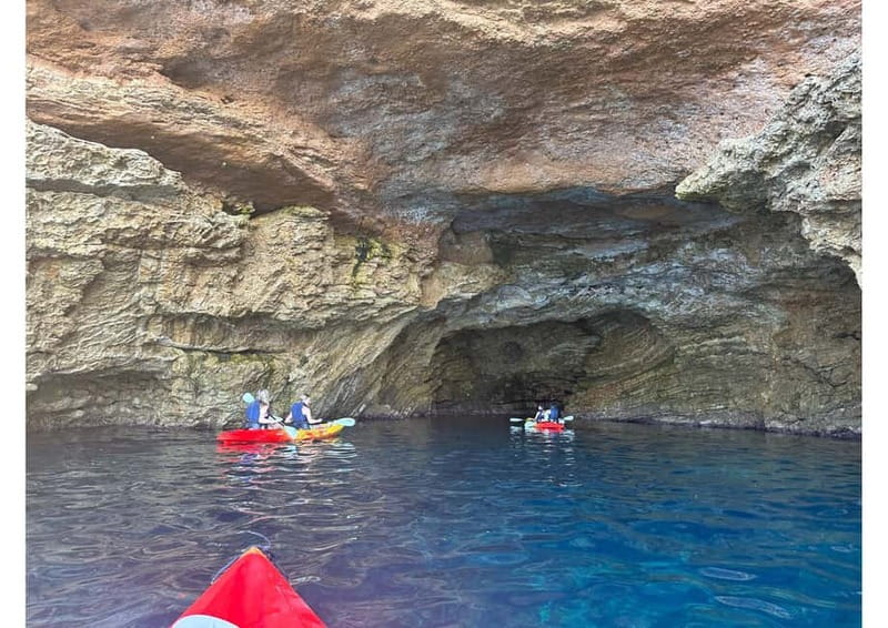 Ibiza: Kayak & Snorkel in Sea Caves and Crystal Waters - Paddling through coves and sea caves