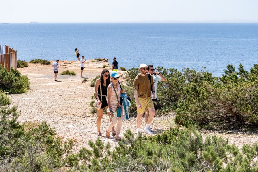 Ibiza Safari Private – Hidden Beaches, Caves & Snorkeling - Es Calonet: the main swimming stop