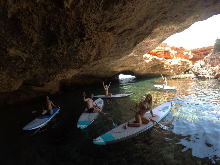 Ibiza: SUP & Snorkel Boat Tour with Caves, Drinks & Photos - Snorkeling in Clear Water for 30 Minutes