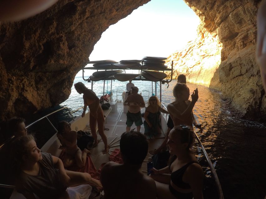 Ibiza: SUP & Snorkel Boat Tour with Caves, Drinks & Photos - The Return to San Antonio
