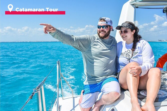 Isla Mujeres Catamaran + Snorkel + Open Bar on board + Buffet - What the $38.90 Price Really Buys You