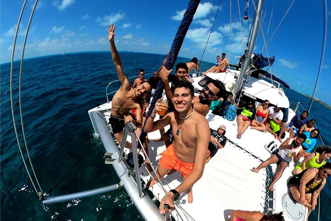 Isla Mujeres Catamaran + Snorkel + Open Bar on board + Buffet - Boarding the Catamaran and Finding Your Pace