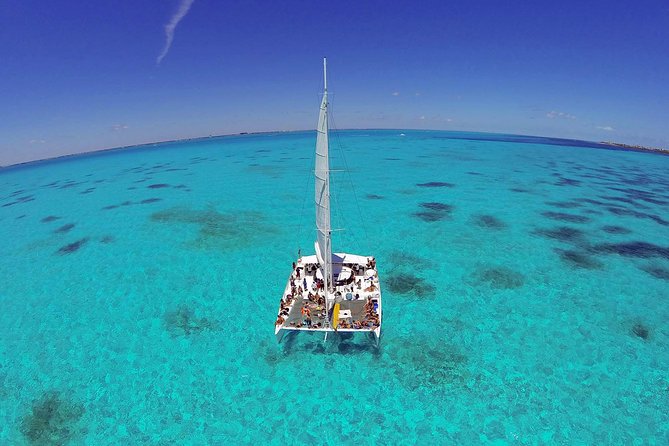 Isla Mujeres Catamaran Tour with Snorkeling at MUSA, Buffet Lunch & Open Bar - Setting sail from Cancun at 10 a.m.