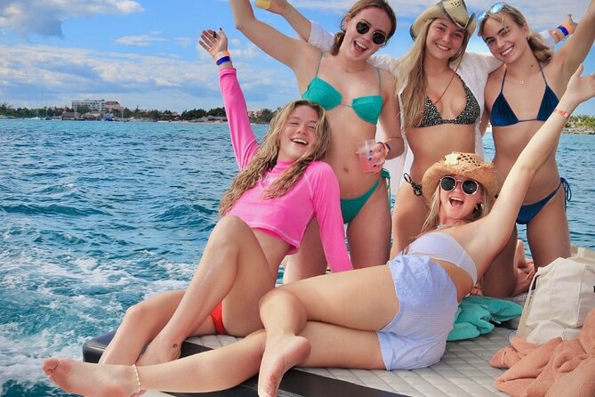Isla Mujeres Catamaran Tour with Snorkeling, Open Bar & Buffet - The 45-minute snorkeling stop