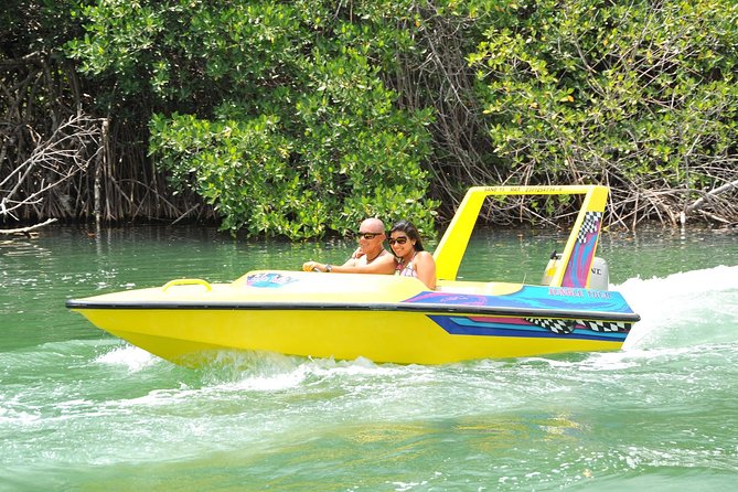 Jungle Tour with Snorkel in Cancun - Driving Through Nichupte Lagoon
