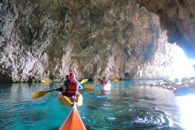 Kayak And Snorkel Excursion in Jávea. Portitxol - Granadella - Sea caves, small beaches, and the Granadella coast