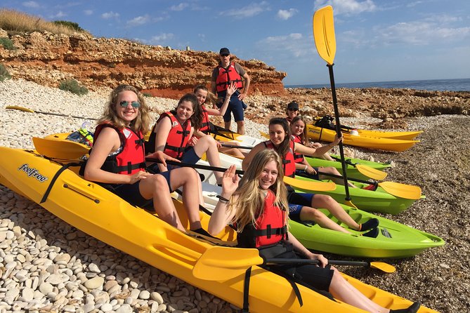 Kayak and snorkel excursion to Cova Tallada - The history stop at sea