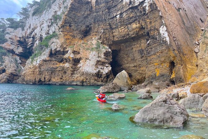 Kayak Paradise: Cala Portixol Snorkel, Cave & Cliff Jumping Tour - Price, group size, and overall value