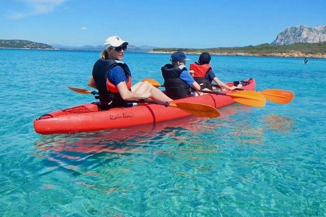 Kayak Tour with Snorkeling and Local Aperitif - Paddling from Cala Suaraccia into protected Sardinian water