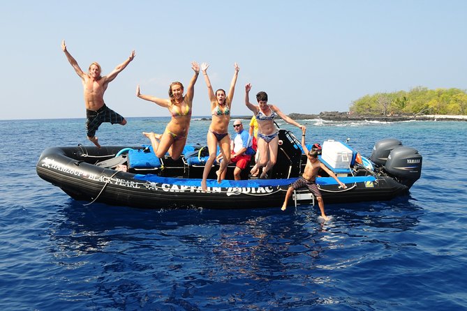 Kealakekua Bay Snorkeling Tour - 4 hour Kona Zodiac Adventure - A fast ride down the Kona coast