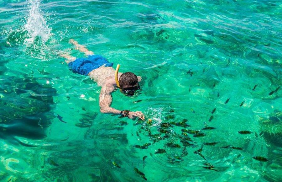Khao Lak: Phi Phi Island, Maya Beach and Snorkeling Day Trip - Pileh Lagoon, surrounded by limestone cliffs