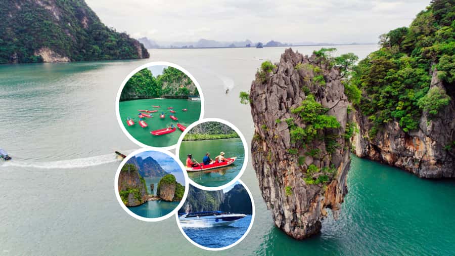 Khaolak: James Bond Island Kayak Tour with Snorkeling &Lunch - Hong Island by staff-paddled canoe