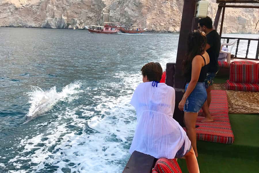 Khasab: Dolphin Watching Day Tour with Snorkeling & Lunch - Passing Sham Village on the way back