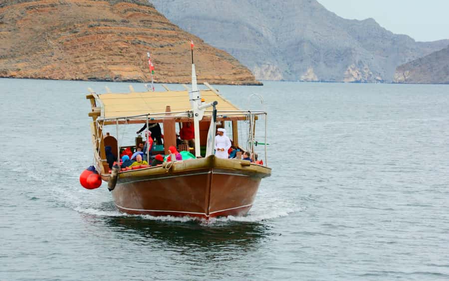Khasab: Khor Sham Half-Day Cruise with Snorkeling & Dolphins - Watching for dolphins in open water