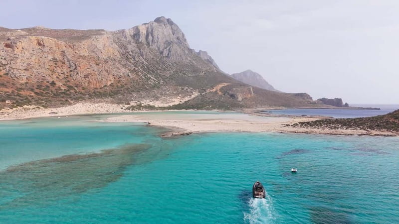 Kissamos: Balos & Gramvousa Speedboat Cruise with Snorkeling - The 30-minute run along Gramvousa Cape