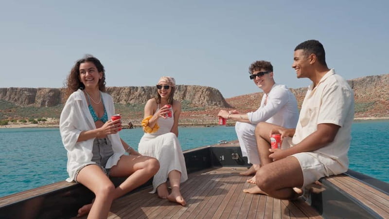 Kissamos: Balos & Gramvousa Speedboat Cruise with Snorkeling - Snacks, drinks, music, and the onboard mood