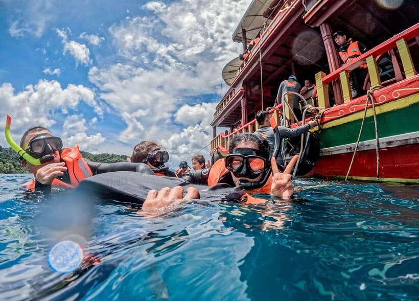 Koh Chang: 3 or 4 Islands Snorkel & Beach Tour by Big Boat - Fish, coral, and the underwater experience