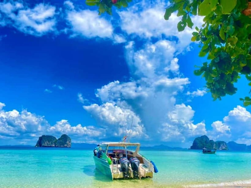 Koh Lanta: 4 Islands and Emerald Cave Snorkeling Trip - Koh Ngai brings cliffs and a first swim