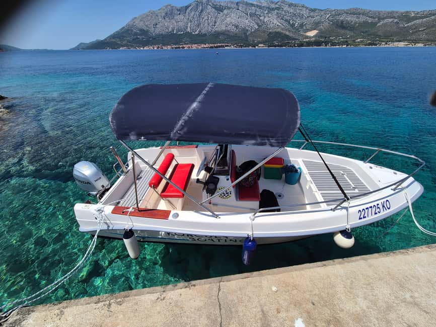 Korčula Snorkeling&Swimming, Shipwreck & More, Private Tour - The Blue Lagoon at Stupe and Majsan