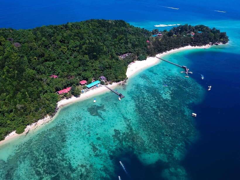 Kota Kinabalu: Manukan & Sapi Islands Snorkeling with Lunch - Jesselton Point and the first 30-minute boat ride